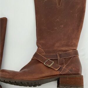 L.L. Bean Chestnut Heeled Boots 11W